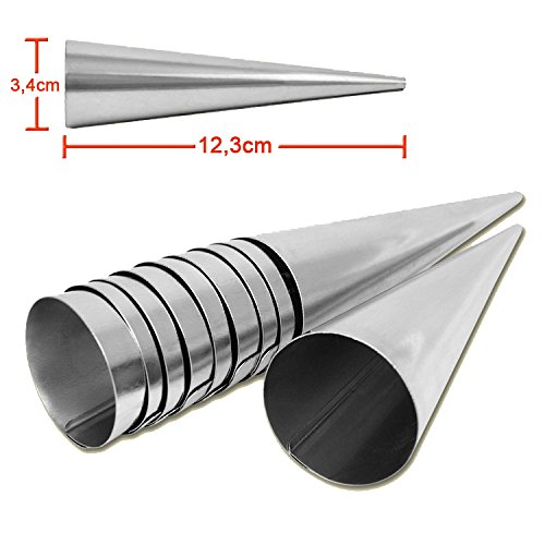 Stampi da forno a forma di cono per croissant, 20