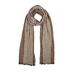 Humble Hilo Cumulus 100% Cotton Scarf, Shawl Wrap for Women - Lightweight Neck Scarf, Travel Coverup, Wedding or Evening Wrap