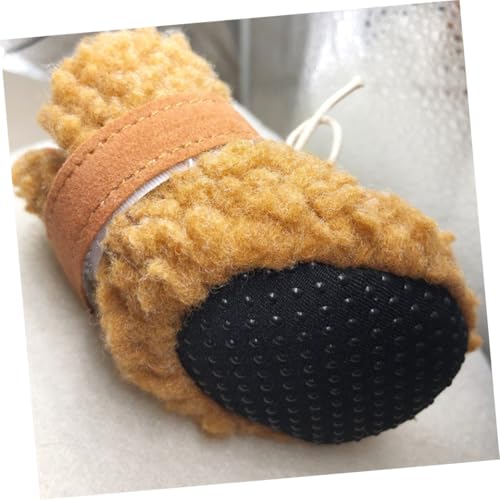 Chaussures de neige pour chiens bottines hiver antidérapantes peluche 12pc - 5
