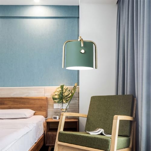 Lámpara de jaula blanca con base E27 que optimiza la luz en tu dormitorio moderno 5