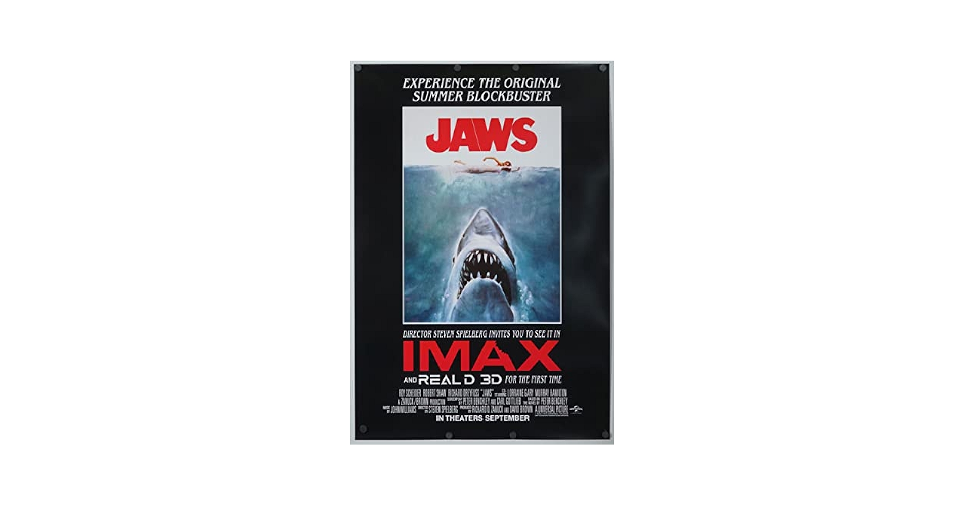 Amazon.com: JAWS MOVIE POSTER 2 Sided ORIGINAL 27x40 2022 Re