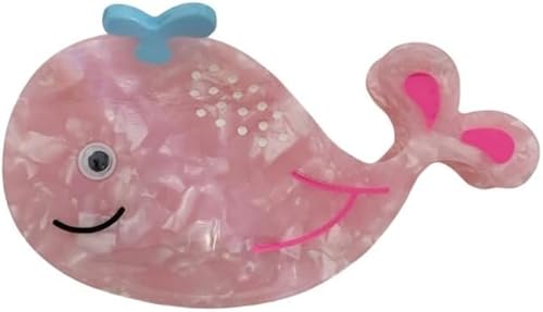 AZIEBAYヘアクリップ 海洋動物テーマの可愛いデザイン甘く可愛いヘアアクセサリー 通勤・日常・お出かけに最適バレンタインギフトとしておすすめぜひお買い求めください