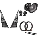 【セット買い】パイオニア デリカD:5 専用 UD-K306 トゥイーター取付キット ＋ TS-F1750S 17cm カスタムフィットスピーカー セパレート2ウェイ ＋ UD-K624 インナーバッフル