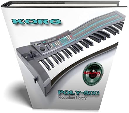KORG POLY-800 - THE very Best of - Large Sound Library - Original Samples in WAVEs format on DVD or for download