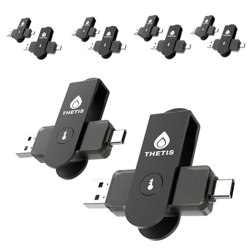 Thetis Pro For Business - FIDO2 Security Key L1 MFA & NFC Passkey Access For School ERP, Employee Online Account, Compatible with Coinbase Google Workspace Apple ID Window Salesforce,Dual USB A +USB C