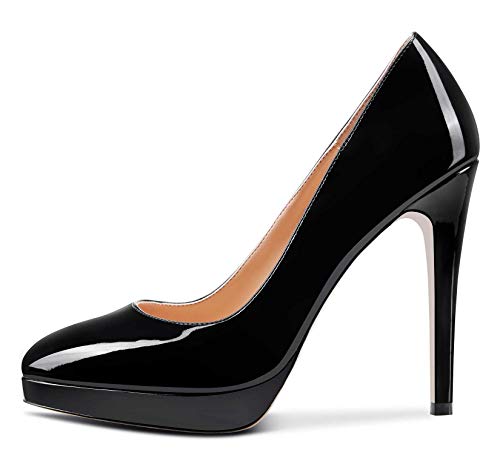 Image of Castamere Womens High Heels Platform Pumps Slip-on Stilettos 12CM Heel Office Dress Shoes