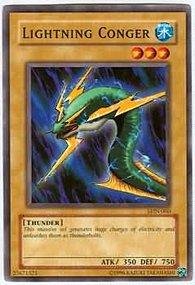 Amazon.com: Yu-Gi-Oh! - Lightning Conger (LON-060) - Labyrinth of