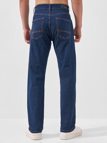 Image of Highlander Men's Straight Fit Jeans | Mid Rise | Stretchable Fabric | Designed for Comfort & Ease of Movement | Jeans for Man