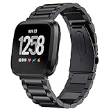 Compatibilité : ce bracelet en métal est compatible avec les montres intelligentes Fitbit Versa 2, Fitbit Versa Lite, Fitbit Blaze. Bracelet de montre uniquement