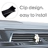 Cute Car Accessories for Women, 4PCS Car Air Fresheners Vent Clip, 4 Sizes White Daisy Flower Car Vent Clips Air Conditioning Outlet Clip Car Decor Car Interior Accessories with Car Scent Tablet #1