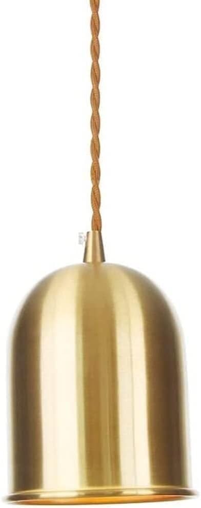 Luz colgante de bronce retro para cuarto de baño 2