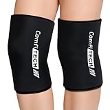 ComfiTECH 2 Pack Knee Ice Pack Wraps, Elbow Calf Brace Flexible Reusable Gel Cold Compression Sleeve for Soothing Meniscus Tear and ACL Discomfort, Muscle Relaxation, Sports Recovery, Large