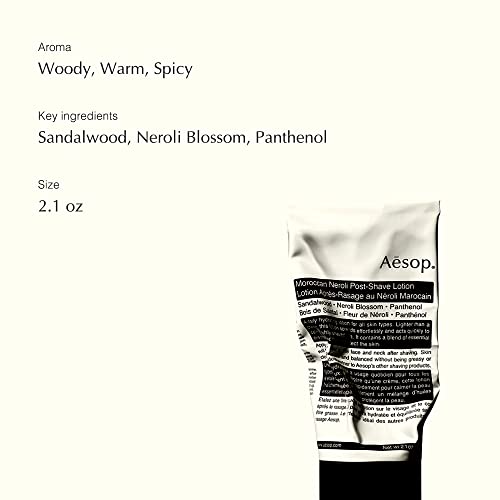 Aesop Moroccan Neroli Post-Shave Lotion for Unisex 2.1 oz Shave Lotion