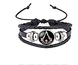  Armband Assassin Creed Logo, Bracelet, Schmuck,Gewölbter Glas Symbol Geflochten Armband
