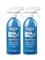 Wet or Waterless Car Wash Wax 16 Fl. Oz. (2-Pack) Aircraft Quality for your Car, RV, Boat, Motorcycle. Anywhere, Anytime, Home, Office, School, Garage, Parking Lots.