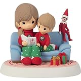 Precious Moments The Elf on The Shelf You Make Christmas Come to Life Boy Figurine – Resin Holiday Keepsake – 241044
