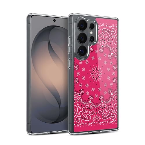 Coque Samsung S26 Ultra évitez les rayures grâce au gel rose bandana