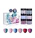 Legacy Nail Acrylic Powder Collections - MOOD Collection - Acrylic Powder Nail Kit, 6 Colors That Change Color Based On Body Temperature Professional Nail Art Powder Set Manicure DIY for Dip & Acrylic Nail Extensions
