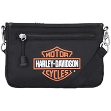 Harley-Davidson Womens Bar & Shield Logo Convertible Crossbody, Black