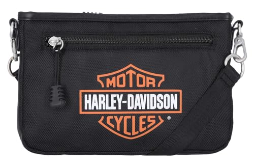 Harley-Davidson Women's Bar & Shield Logo Convertible Crossbody, Black