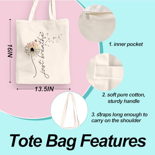 Bolso Tote Canvas con Decoración de Leopardo y Flores miniatura 4