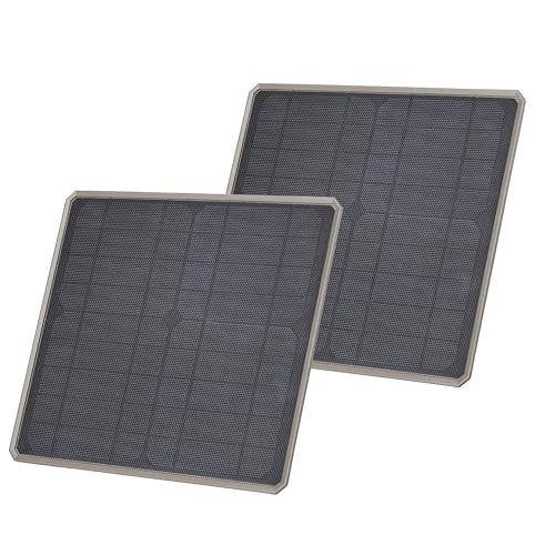 Moultrie - Solar Panel Power Pack - 2 Pack - 10W - Gen 2 Solar Panel with Battery for Trail Cameras and Deer Feeders - 7.2v 3350mAh