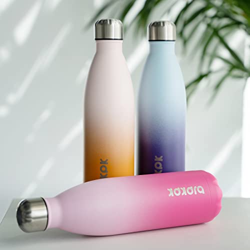 Image of BJPKPK 25 oz Insulated Water Bottle, Stainless Steel Flask, Leak Proof