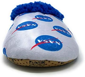 ooohyeah Women's NASA Slippers, Fuzzy Funny Warm Comfy Cozy House Slippers, Plush Non-Slip Indoor Shoes, Large | Image 2