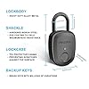 Fingerprint Padlock With Key Backup, 4keys, Prezlock, Suitable For