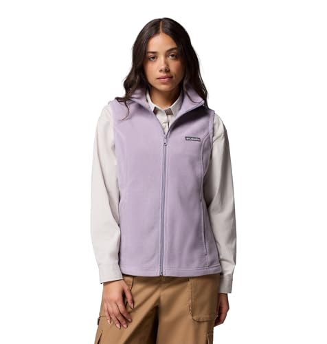 Columbia Womens Benton Springs Fleece Vest, Shale Purple, XX-Large