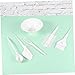 Housoutil 3 Sets Pcs Hair Comb Hair Color Brush Gold Kids Party Hats Hair Dye Bowl Dyeing Brush Professional Earmuffs Beach Hair Accessories Nail Monomer Dish Tools Sprout Clips White Major