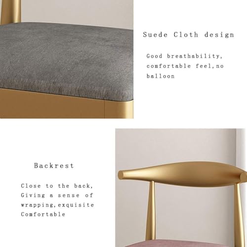 Chaise en velours bleu confortable contre le mal de dos