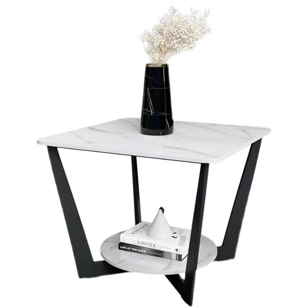 Table d'appoint en ardoise petite table basse de salon et meuble d'angle créatif