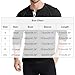 Mens Henley Waffle Knit Shirts Casual 3 Button Color Block T-Shirts Workout Pullover Lightweight Thermal Undershirts Red