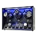 Oryx 9 Watch Winder for Automatic Watches, Rotating Watch Box 5 Rotation Modes Setting Display Case with Extra Watches Storages and LED Light, Lockable Winders USB Powered Super Quiet Mabuchi Motor