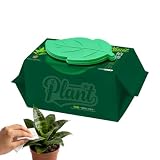 Plant Leaf Cleaner - Cleaning Nourishing Gardening Supplies, 50 Pieces Dust Remover Indoor Plants, Foliage Shine Wipes | Botanical Dust Cloths Greenery Nutrient Pads For Indoor, Outdoor, Office