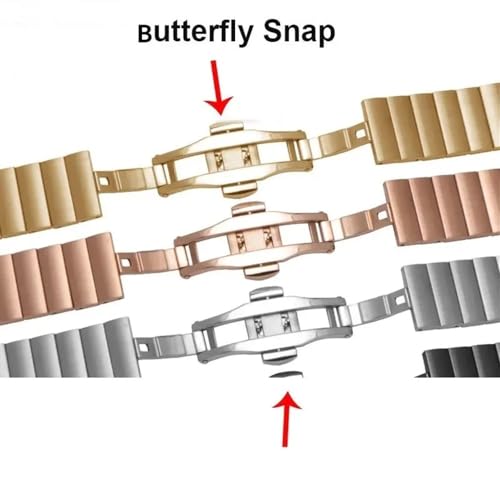 Bracelet de montre acier inoxydable avec outil de pose universel
