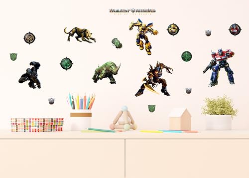 Vinilo decorativo para pared infantil Transformers 30x30 cm miniatura 2