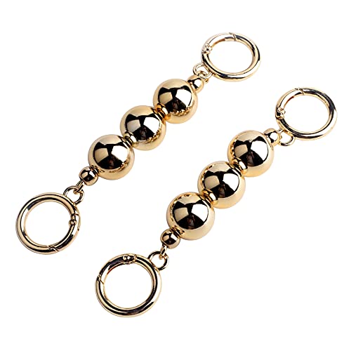 BEAULEGAN Lot de 2 rallonges de sangle de sac à main pour sac à bandoulière Doré Cover