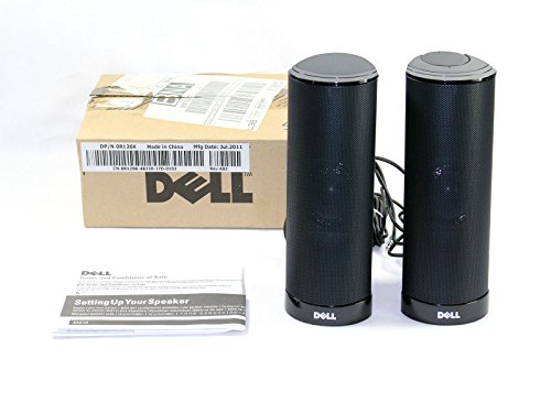 Genuine OEM Dell AX210 Black USB Wired 2.0 Computer Desktop Powered Stereo Multimedia