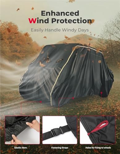 Housse UTV 420D bâche de protection imperméable grand format - 4