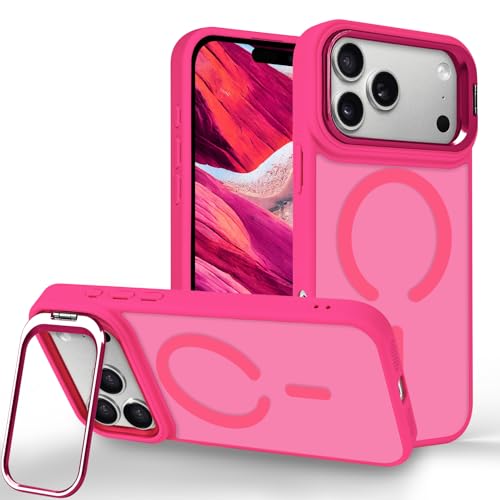 Coque iPhone 17 Pro Max avec béquille MagSafe anneau caméra Tcaraersing