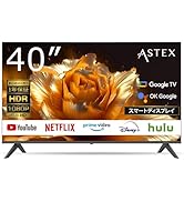 Amazon | ASTEX チューナーレススマートテレビ 43インチ 4K Android TV