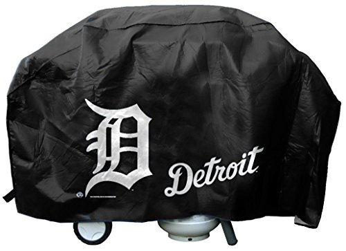 Rico Industries MLB Detroit Tigers Deluxe Grill Cover, Black, 68 x 21 x 35