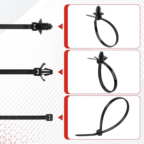 Éviter les courts-circuits grâce aux attaches en nylon à pousser LEONTOOL