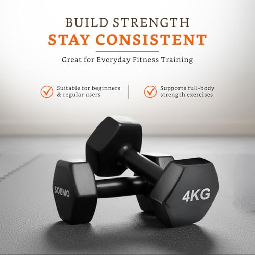Image of Amazon Brand - Solimo Vinyl Dumbbell