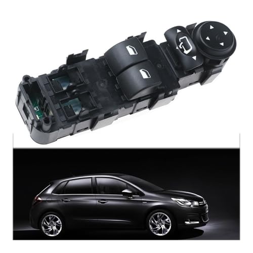 Interrupteur lève-vitre électrique 9651464277 robuste pour Citroën C4 2004-2010 - 2