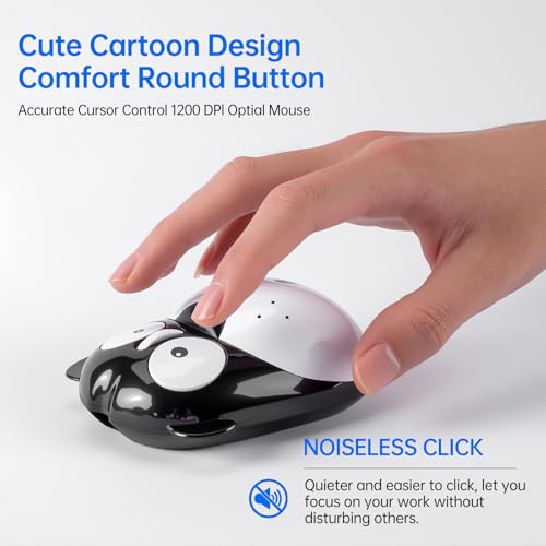 Ratón inalámbrico silencioso con doble conector USB y USB C recargable 2