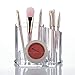 Produktbild Make-up Veranstalter Pinselhalter 3 Abschnitte Acryl Kosmetik Aufbewahrungskoffer Ständer für Make-up, Heim, Büro, Badezimmer