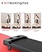 HomeFitnessCode Walking Pad Laufband mit Neigung - Laufpad für Zuhause Steigung Walkpad Untertisch Elektrisch 1-8 KMH Walking Band Gehband, Schwarz